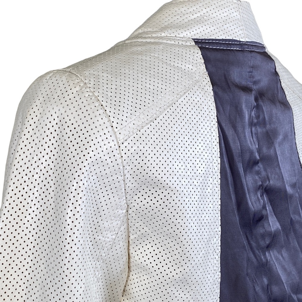 Poleci Boxy Crop Leather Jacket - Picture 7 of 10
